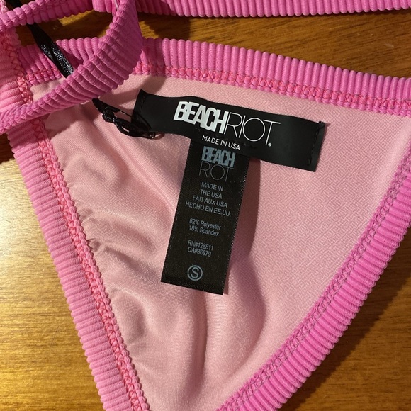 NWT Beach Riot Mika bikini top SMALL - Picture 6 of 8
